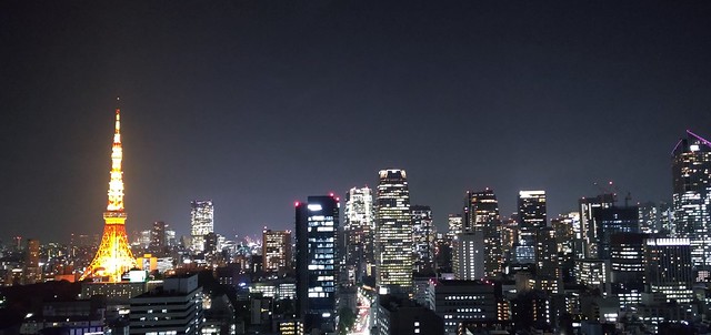 東京タワーと並びが、いいね。この画角は、...