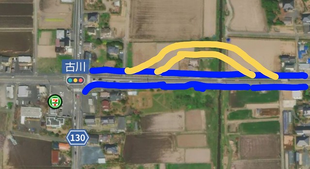 3号線は今後青の位置まで歩道も作って拡張...