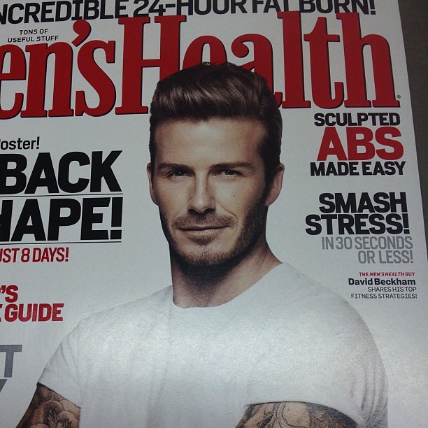 Whats up with Beckham sporting the TRUMP hair?