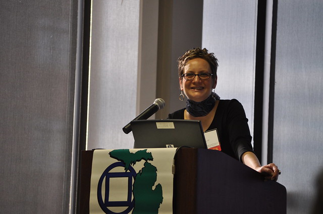 Attorney Stacey Belisle of the McGraw Morris Lawfirm Discusses the Legal Ramifications of Social Media During the 2012 Michigan Local Government Management Association Winter Institute in East Lansing