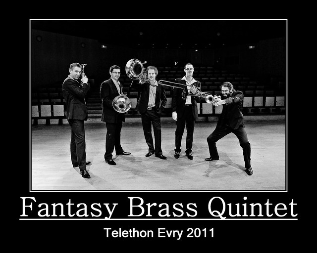 Evry Daily Photo - TELETHON Evry 2011 - Concert Fantasy Brass Quintet 1