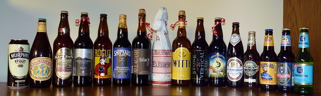 2011 Holiday Beers Panorama