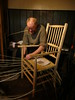 Phil Bradley weaving chair seat