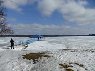 Frozen Belarussian lake