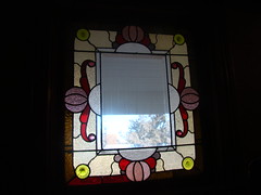 window at the first landing of the main staircase