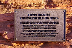 Hopi House plaque - Grand Canyon Village