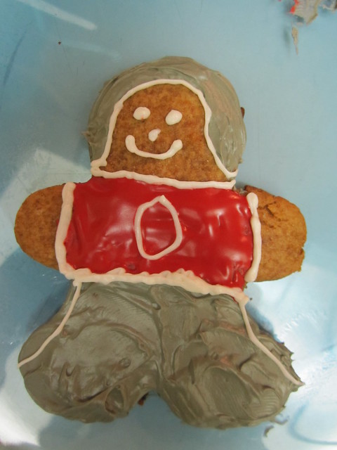 OSU Football Player Gingerbread Man