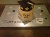 Graduation Cake Go Tigers !