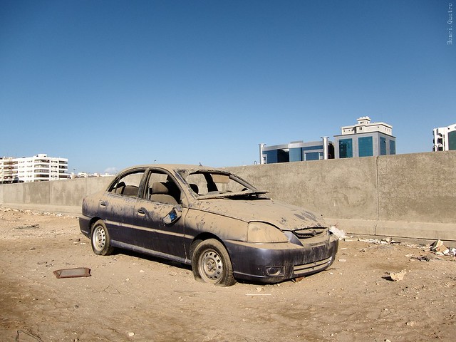 2005 2003 abandoned 2004 car rio kia jeddah damaged ksa