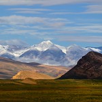 Black Rock and the Tibet Himalayan Mountain Range