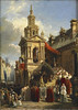BOULANGER Clément, La Procession de la gargouille, 1837