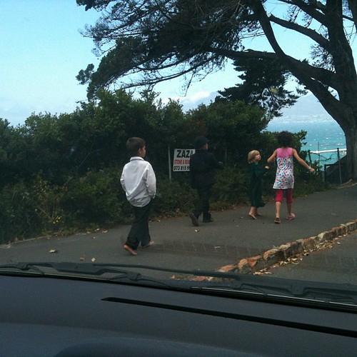 When you live in a seaside town... Traffic on a Sunday can be so bad that it is much quicker to walk!!!