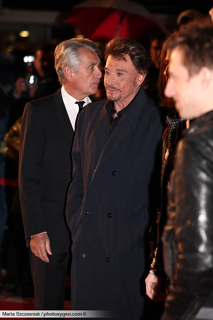 Johnny Hallyday attends the NRJ MUSIC AWARDS 2012 at Palais des Festivals et des Congres on January 28, 2012 in Cannes, France.
