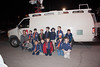 Cub Scout Troop in Front of the Channel 6 News Van
