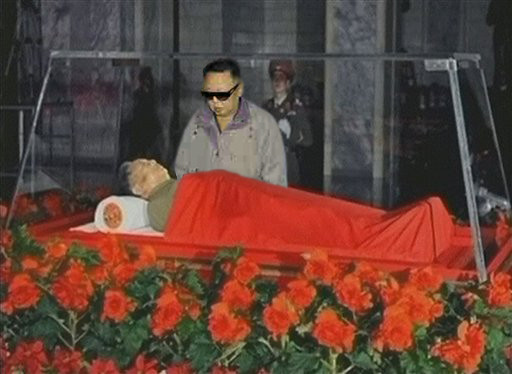 Kim Jong Il Looking at Kim Jong Il