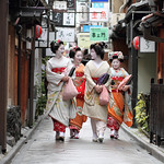 japan / japanese / kyoto / geisha / walking / street / Canon 7d