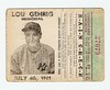 LOU GEHRIG Memorial Ticket Stub 1941