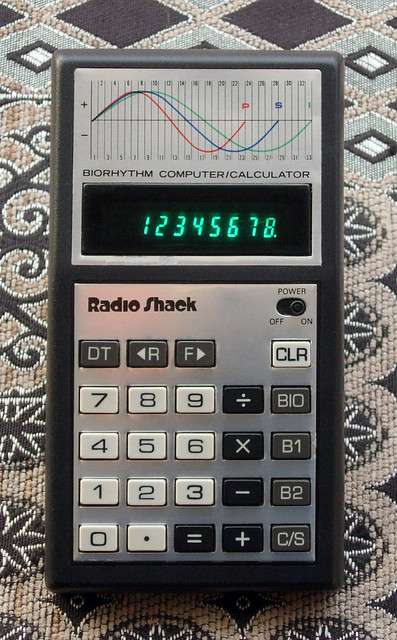 RADIO SHACK EC-314 Biorhythm Calculator