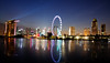 Singapore 2012 countdown - light show