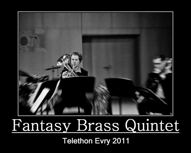 Evry Daily Photo - TELETHON Evry 2011 - Concert Fantasy Brass Quintet 9