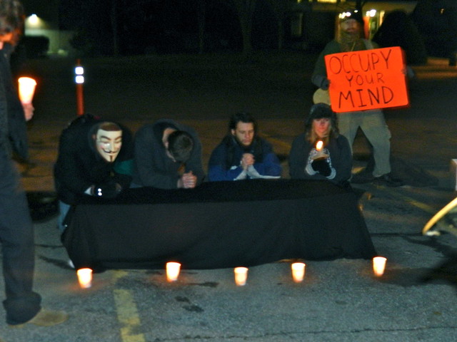 Occupy Funeral Procession for the American Dream