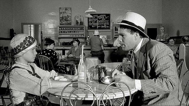 Tatum and Ryan ONeal in "Paper moon"