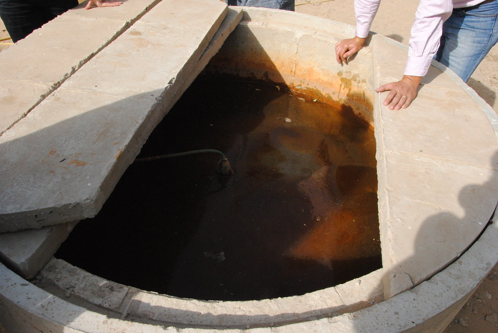 Reservoir Biogaz en ciment - Biodigesteur