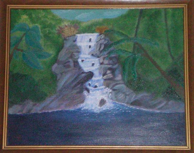 falling from grace - dec 2011 - acrylics on stretched canvas