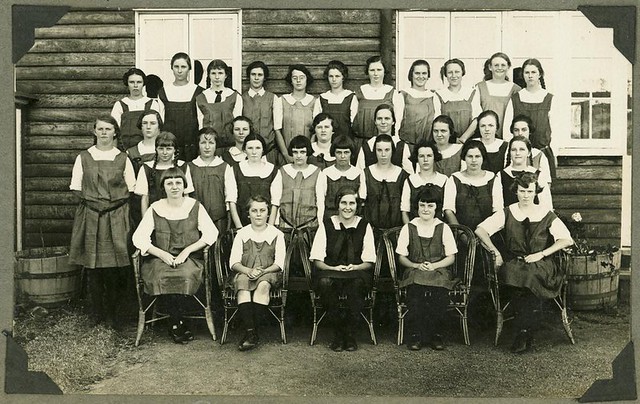 Boarders at St Faiths Anglican Girls School, Yeppoon, 1925