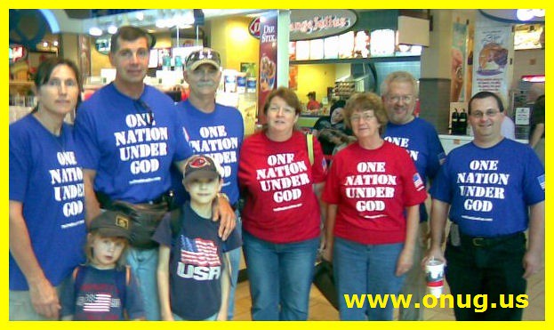 One Nation Under God T-shirts at the Mall