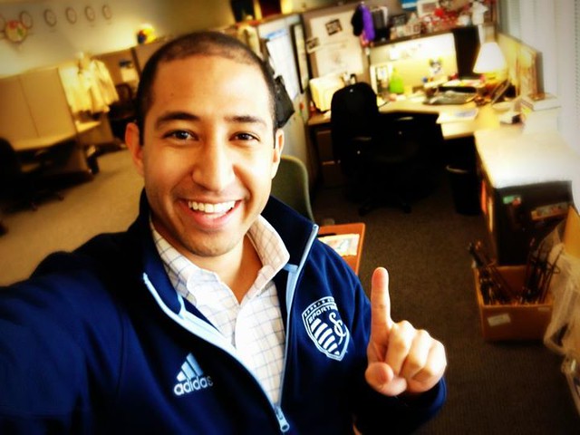 I wore my Sporting Kansas City gear today for the MLS #SuperDraft!,January 12, 2012 at 12:06PM by, Ramsey Mohsen