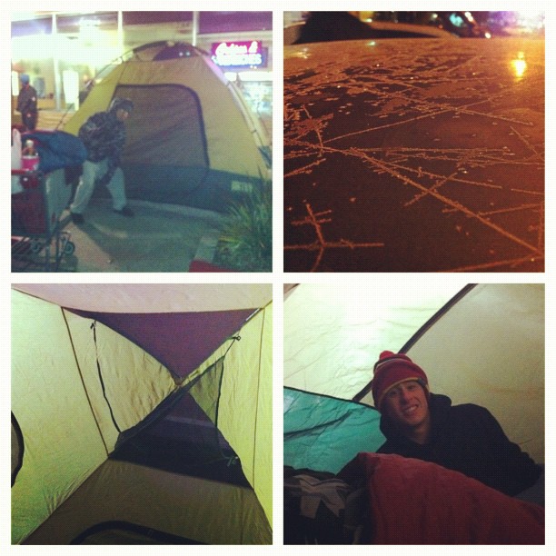 Camping for the CONCORDs with @jbrum6 and @devinp17