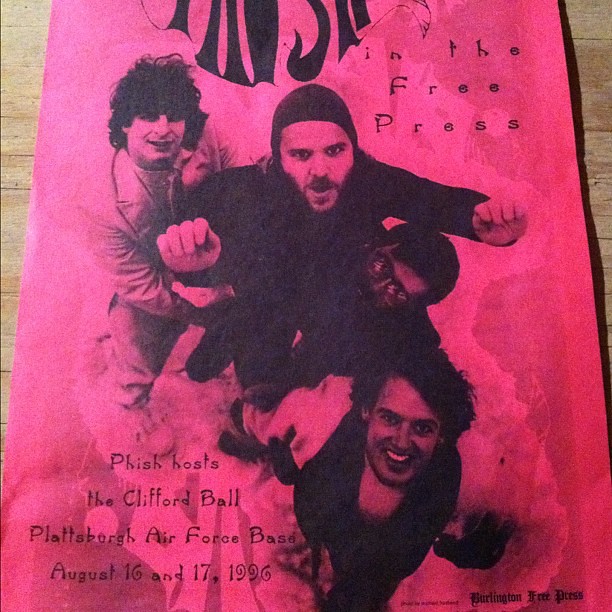 From the archives, PHISHs Clifford Ball poster from BFP cc: @heyscottyb