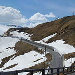 The Fuscher Törl mountain pass at the High Alpine road