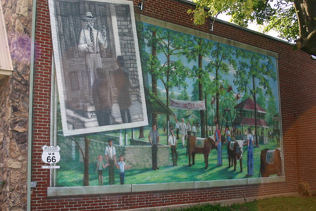 Truman / County Fair Mural, Cuba, Missouri