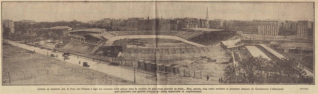 "lAuto" April 23th, 1932 - inauguration of the "new" Parc des Princes - zoom