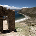 Vista della playa dell'Inca dalle rovine