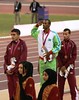 Médaillé dOr ,Ayanleh Souleiman Djiboutian Athlete won Gold Medal in Doha,the Qatari Capital ,20th December 2011.