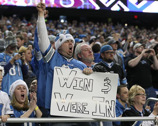 DETROIT LIONS to the playoffs babyyyyy!