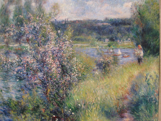 The Seine at Chatou by Renoir