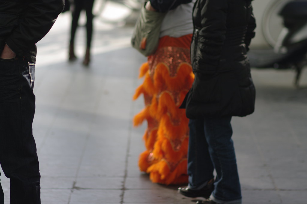 fluffy orange legs, Chinees nieuwjaar in Den Haag