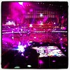 MADONNA HALF TIME SHOW when LMFAO came out and did some sweet shuffling. Super stage and projection graphics