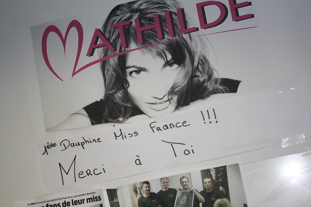 Une affiche à la gloire de Mathilde