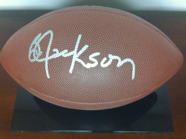 Heisman Trophy Winner Bo Jackson Autograph Football