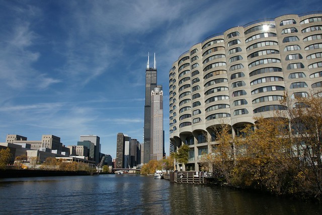 SEARS Tower from the river, Chicago