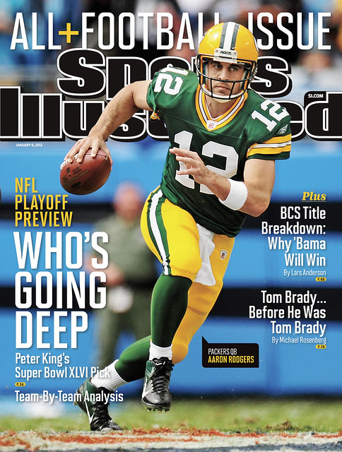 AARON RODGERS SI Cover 1/09/12