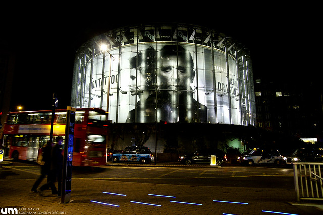 The GIRL WITH THE DRAGON TATTOO - Southbank London Xmas 2011 (4)