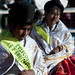Cholitas aymara per la festa del 8 dicembre in Juli