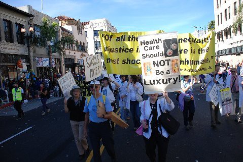 Single Payer at Occupy the Rose Parade