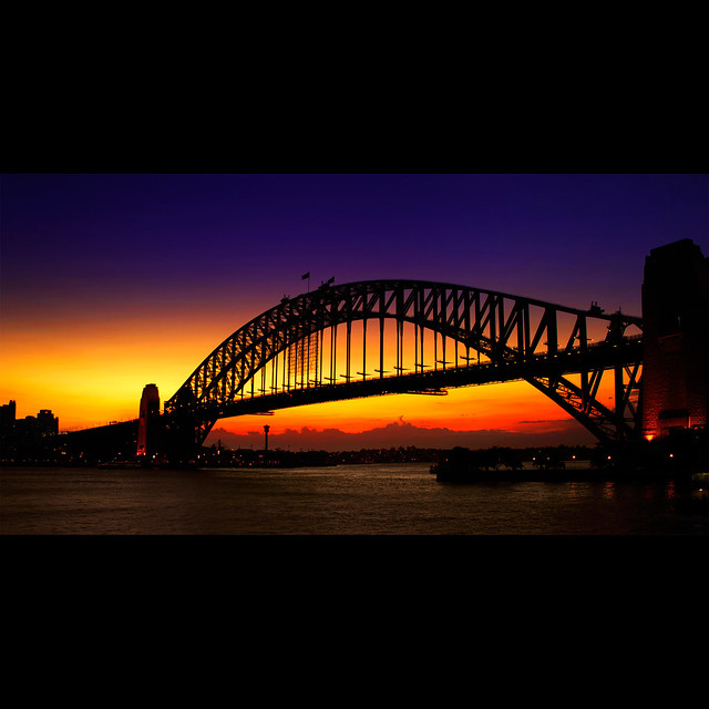 Harbour Bridge Sunset
